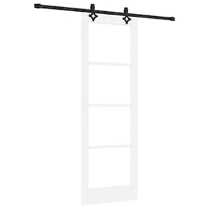 Posuvné dveře ORKDAL Bílá a černá 73,5 x 211 cm - obrázek 2