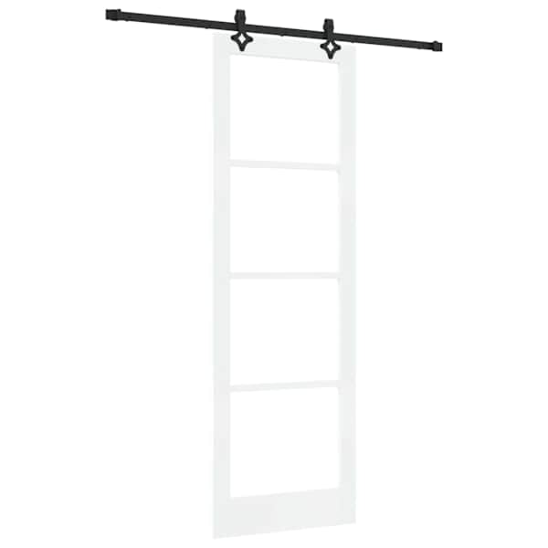 vidaXL Libisev uks ORKDAL 78 x 232 cm Soe m&auml;nnipuit ja klaas