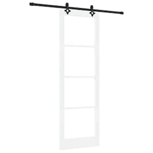 Posuvné dveře ORKDAL Bílá a černá 78 x 232 cm - obrázek 2