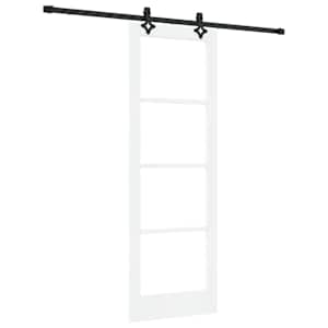 Posuvné dveře ORKDAL Bílá a černá 73,5 x 211 cm - obrázek 2