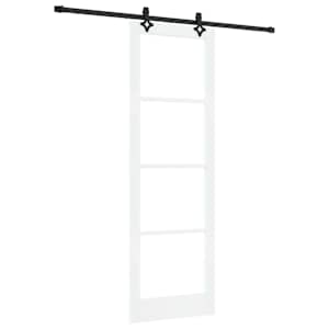 Posuvné dveře ORKDAL Bílá a černá 78 x 232 cm - obrázek 2