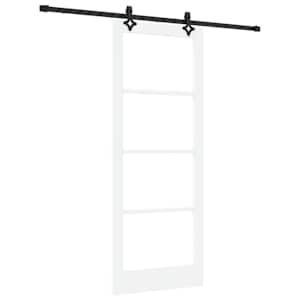 Posuvné dveře ORKDAL Bílá a černá 83 x 211 cm - obrázek 2