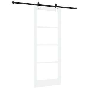 Posuvné dveře ORKDAL Bílá a černá 83 x 211 cm - obrázek 6