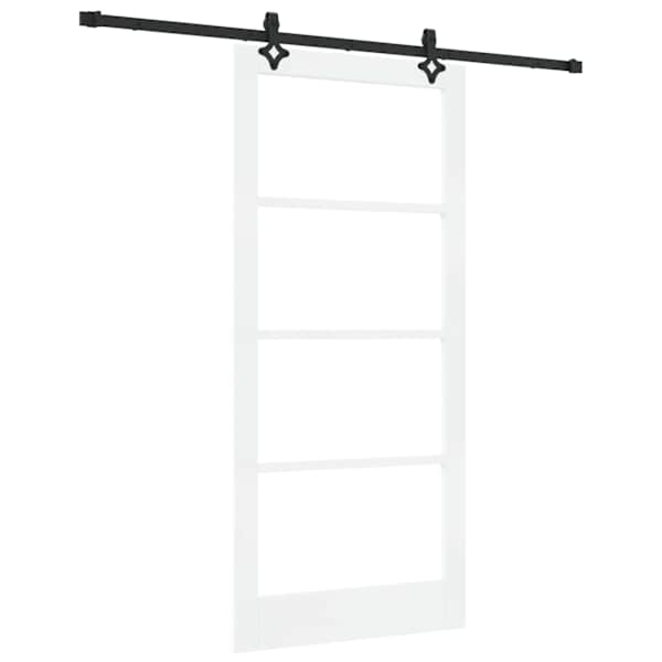 vidaXL Libisev uks ORKDAL 93 x 202 cm Soe m&auml;nnipuit ja klaas