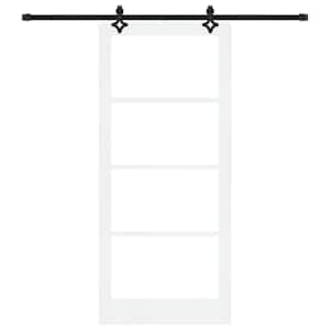 Posuvné dveře ORKDAL Bílá a černá 93 x 211 cm - obrázek 4