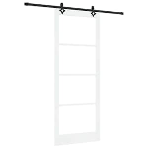Posuvné dveře ORKDAL Bílá a černá 93 x 232 cm - obrázek 2