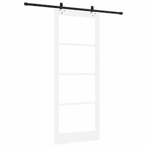 Posuvné dveře ORKDAL Bílá a černá 93 x 232 cm - obrázek 6