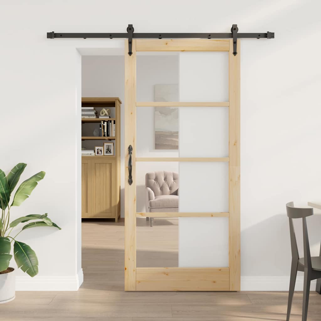 Liuguks koos riistvarakomplektiga 93x202 cm Tugev männipuit