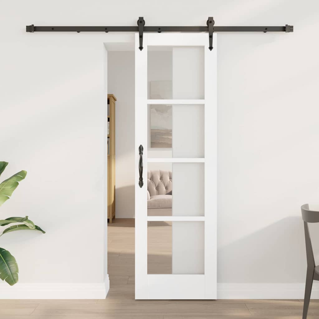 Liuguks varustuse komplekt Valge 61x198.5 cm Täispuit Pöök