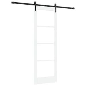 Posuvné dveře Bílá a černá 73,5 x 211 cm - obrázek 2