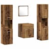 vidaXL Vannitoa m&ouml;&ouml;bleset 4 tk Vana puit 41 x 38,5 x 46 cm Tehispuit