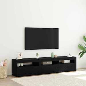 Televizní skříň 2 pcs Černý dub 180 x 35 x 40 cm - obrázek 1