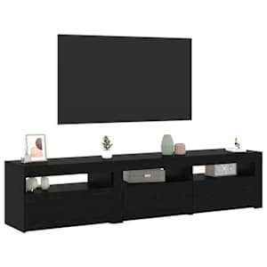 Televizní skříň 2 pcs Černý dub 180 x 35 x 40 cm - obrázek 3