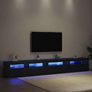 Sestava TV skříněk 3 pcs Černý dub 270 x 35 x 40 cm - obrázek 5
