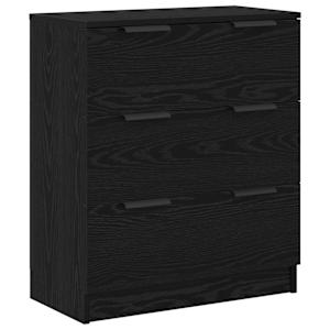 Servírovací skříň se zásuvkou 3 pcs Černý dub 181 x 30 x 70 cm - obrázek 6