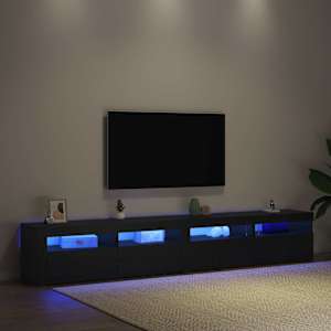 Sestava TV skříněk 3 pcs Černý dub 240 x 35 x 40 cm - obrázek 5