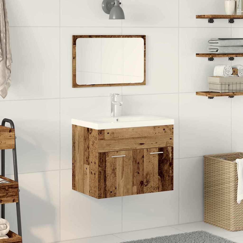 Sets Anders Oud hout 60 x 38.5 x 46 cm Bewerkt hout