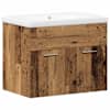 vidaXL Vannitoa kapp Vana puit 60 x 38,5 x 46 cm Tehispuit