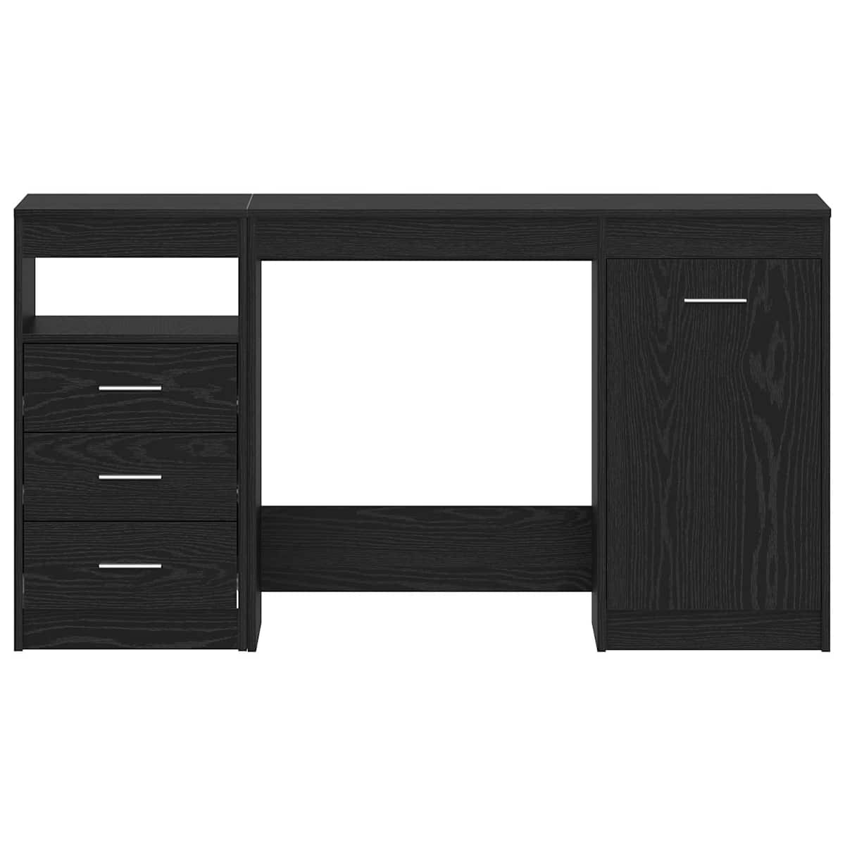 Bord med skuffe 2 stk. 140 x 50 x 76 cm Konstrueret træ - Billede 3