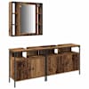 vidaXL Vannitoa valamud 3 tk Pruun 80 x 30 x 60 cm Tehispuit