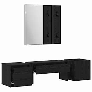 Sestava nábytku do předsíně Nástěnný 6 pcs kompozitní dřevo - obrázek 5