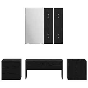 Sestava nábytku do předsíně Nástěnný 6 pcs kompozitní dřevo - obrázek 9