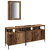 vidaXL Vannitoa valamud 3 tk Pruun 80 x 30 x 60 cm Tehispuit