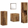 vidaXL Vannitoa m&ouml;&ouml;bleset 4 tk Vana puit 41 x 38,5 x 46 cm Tehispuit
