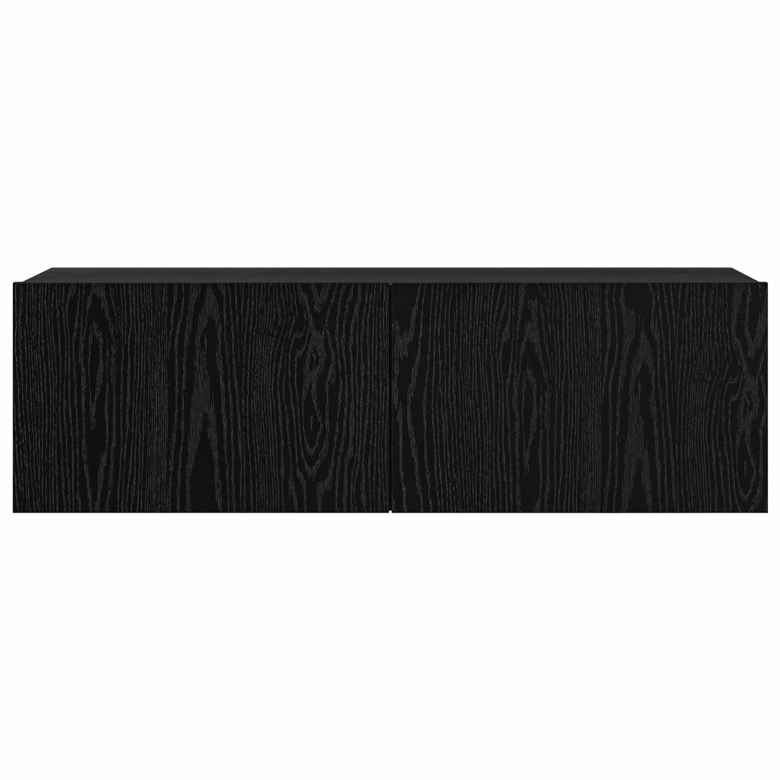 Set comodă TV 6 pcs Stejar Negru 100 x 30 x 30 cm Lemn compozit