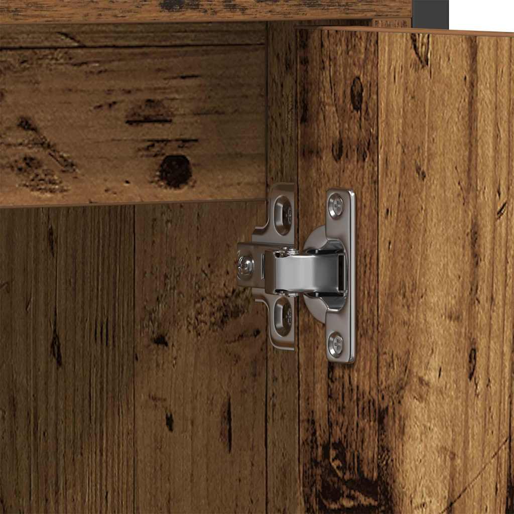 Komplet pohištva za kopalnico 4 pcs Rjava 33 x 33 x 185.5 cm - slika 13