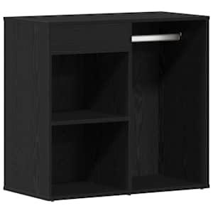 LED Toaletní stolek Set se zásuvkou Černý dub 140 x 40 x 140 cm - obrázek 8