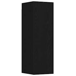 Sestava TV skříněk Nástěnný 3 pcs Černý dub 130,5 x 30 x 140 cm - obrázek 5