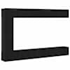 vidaXL TV Cabinet Set 9 tk 30,5 x 30 x 110 cm Must tamm