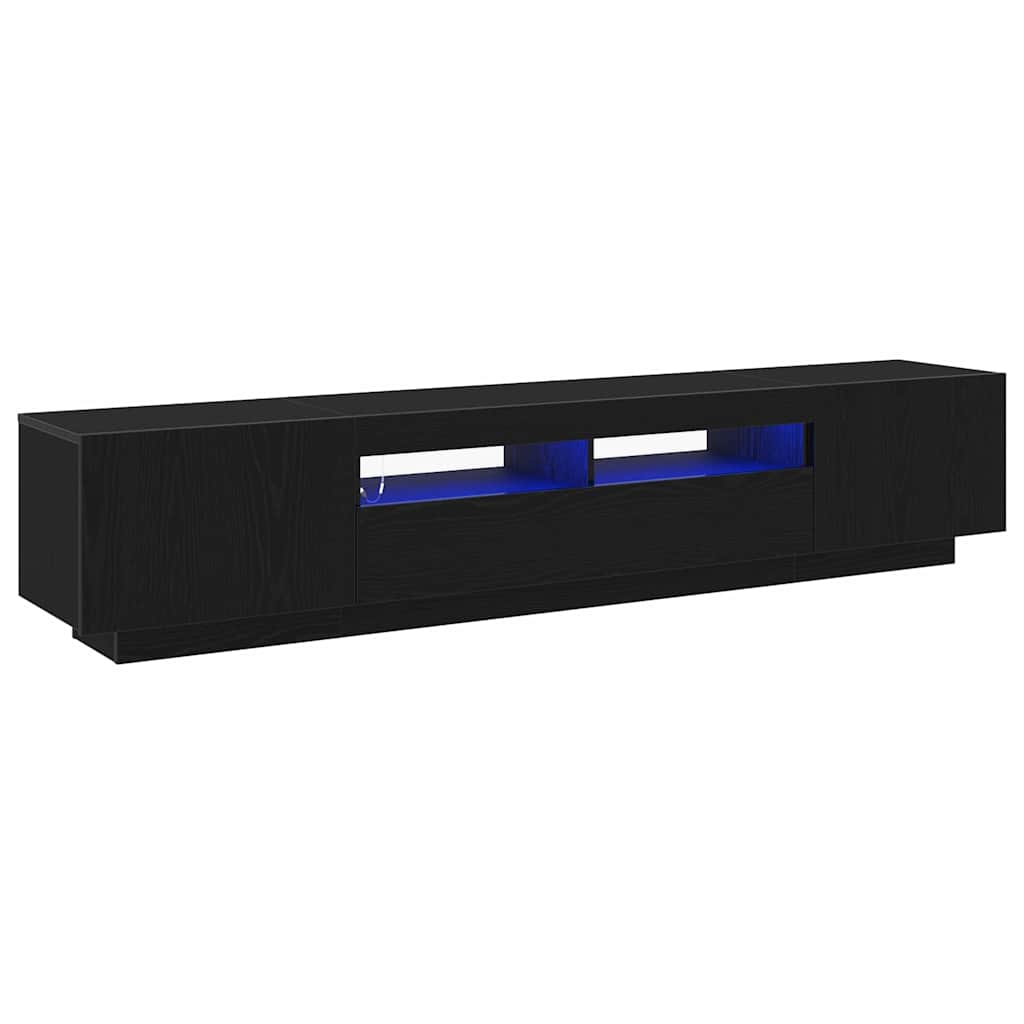Mueble para TV con Luces LED Brillante 200x35x40 cm Soporte Multicolor vidaXL - Imagen 120 de 127