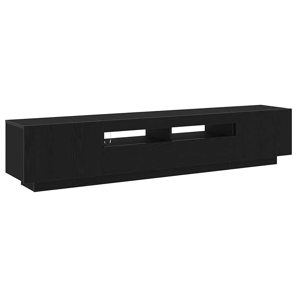 Mueble para TV con Luces LED Brillante 200x35x40 cm Soporte Multicolor vidaXL - Imagen 123 de 127