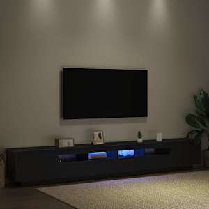 Sestava TV skříněk Nástěnný 3 pcs Černá 260 x 35 x 40 cm - obrázek 4