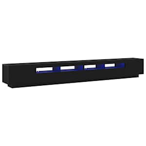 Sestava TV skříněk Nástěnný 3 pcs Černá 300 x 35 x 40 cm - obrázek 5