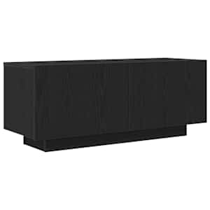 Sestava TV skříněk Nástěnný 3 pcs Černá 300 x 35 x 40 cm - obrázek 6