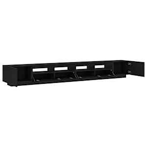 Sestava TV skříněk Nástěnný 3 pcs Černá 300 x 35 x 40 cm - obrázek 8