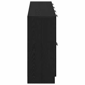Servírovací skříň 2 pcs Černý dub 60 x 30 x 70 cm - obrázek 8