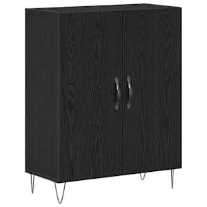 Vysoký bufet 2 pcs Černý dub 69,5 x 34 x 180 cm - obrázek 3