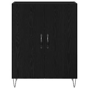 Vysoký bufet 2 pcs Černý dub 69,5 x 34 x 180 cm - obrázek 5