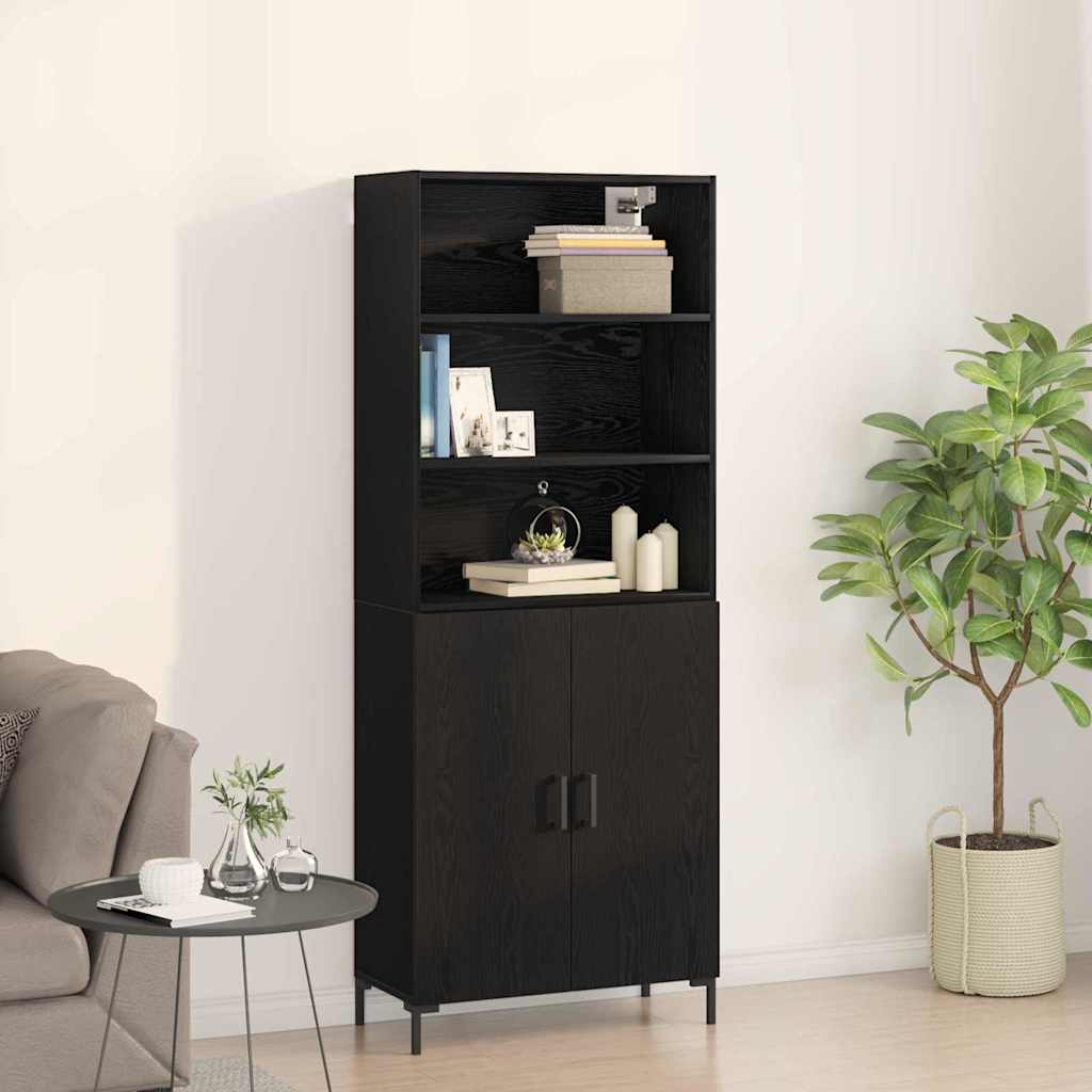 Rikas Must Vahvel 69.5x34x180 cm Tehispuit