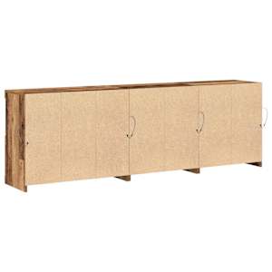 LED komoda Staré dřevo 202 x 37 x 67 cm kompozitní dřevo - obrázek 9