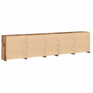 LED komoda Staré dřevo 283 x 37 x 67 cm kompozitní dřevo - obrázek 9