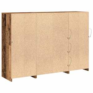 LED komoda Staré dřevo 142,5 x 37 x 100 cm kompozitní dřevo - obrázek 9