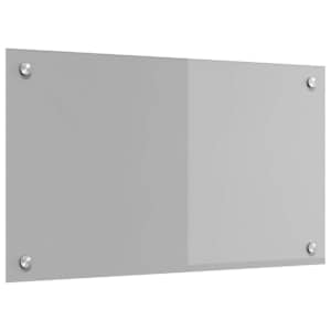 Zaščita za kuhinjo Svetlo siva 70 x 40 cm kaljeno steklo