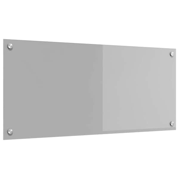 vidaXL K&ouml;&ouml;giseina paneel Helehall 90 x 40 cm karastatud klaas