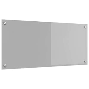 Zaščita za kuhinjo Svetlo siva 90 x 40 cm kaljeno steklo