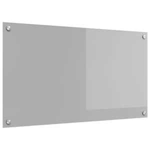 Zaščita za kuhinjo Svetlo siva 90 x 50 cm kaljeno steklo